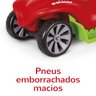 policar passeio soft vermelho pneus emborrachados macios