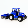 Trator arado azul 3