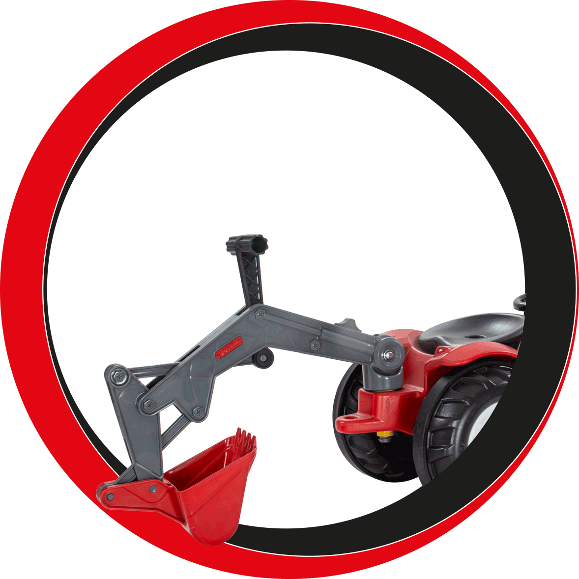 Concha traseira com base giratória 360º