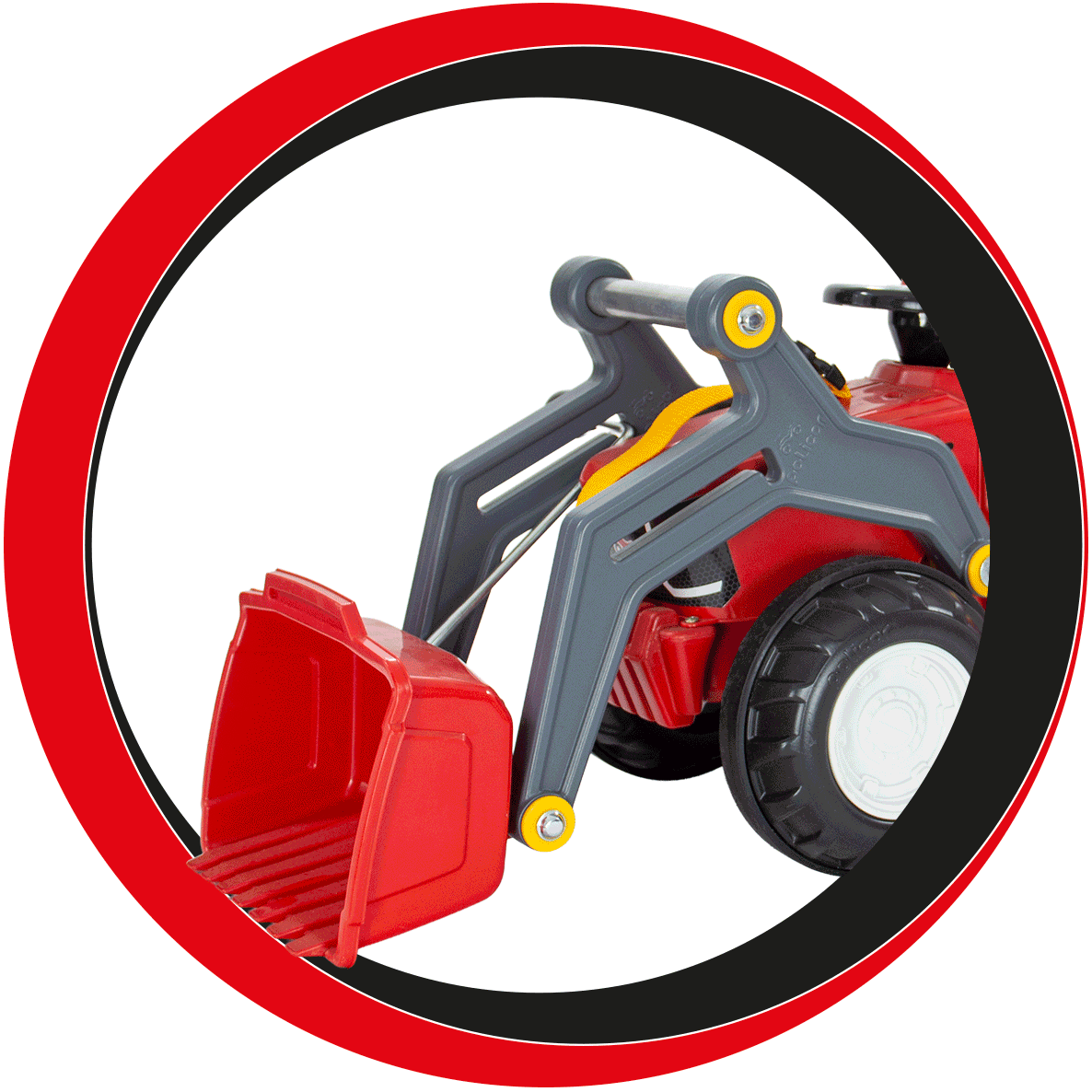 Concha dianteira articulável